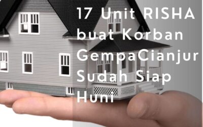 17 Unit RISHA buat Korban Gempa Cianjur Sudah Siap Huni