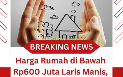 Harga Rumah di Bawah Rp600 Juta Laris Manis, Ini Lokasinya