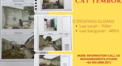 Di jual gudang cat tembok