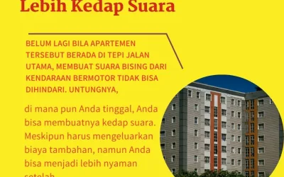 3 Cara Bikin Apartemen Anda Lebih Kedap Suara
